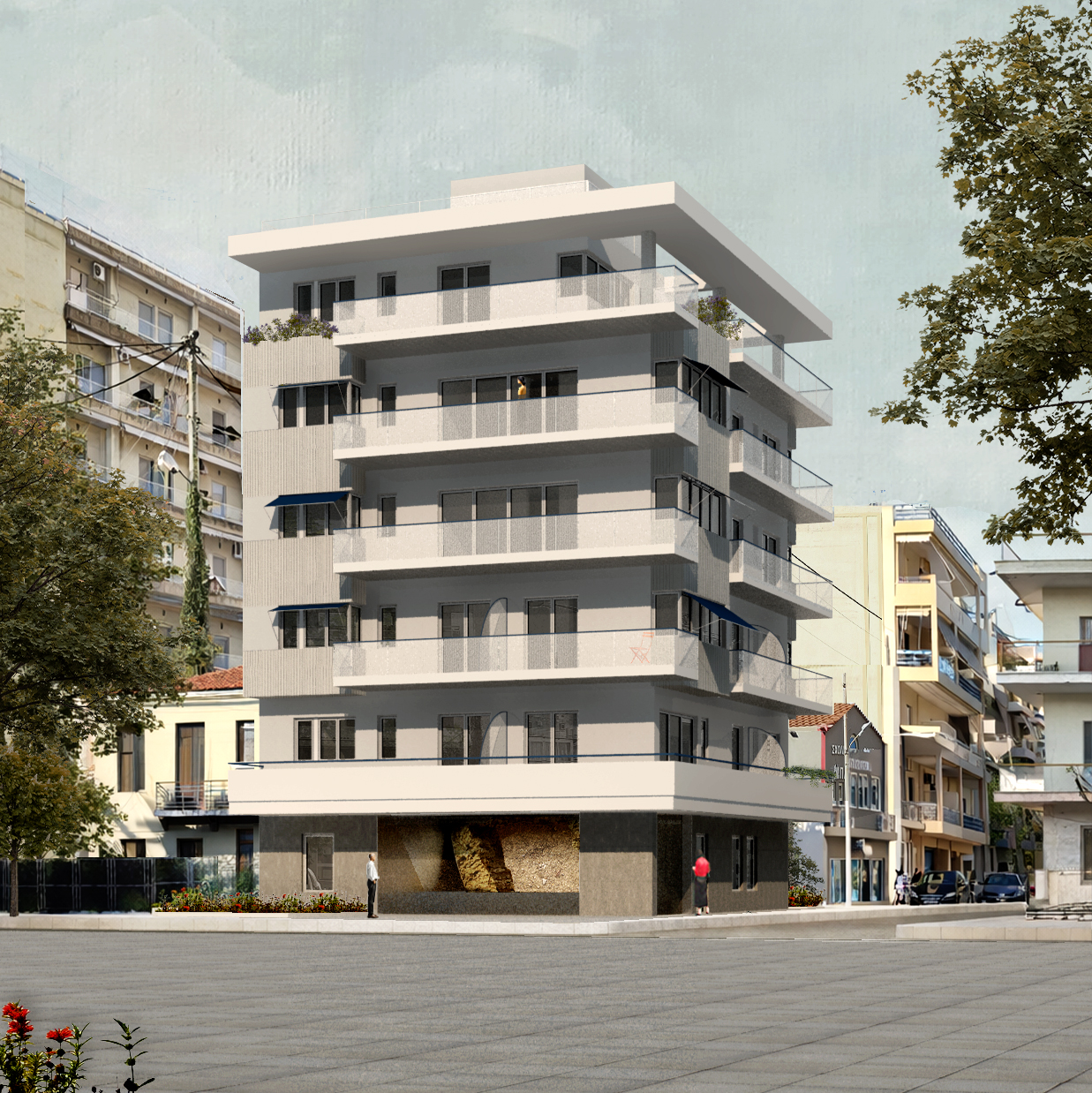 Polykatoikia in Patras I - 1 corner